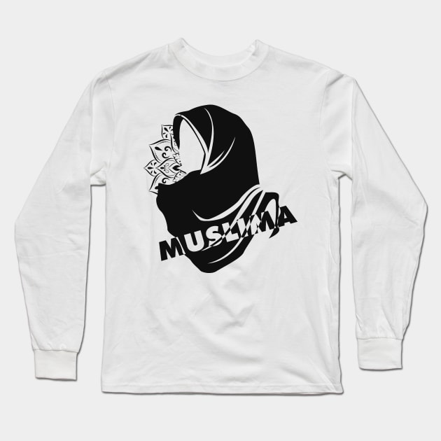 Classy Muslima dark design Long Sleeve T-Shirt by MK3